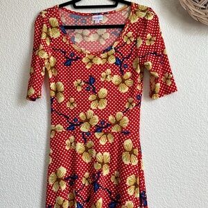 Lularoe Long Floral Dress